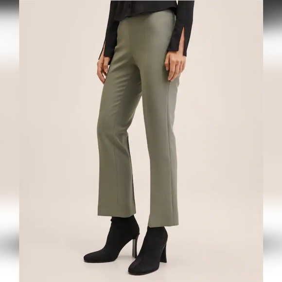 Mango XS flare crop trousers - Picture 2 of 10